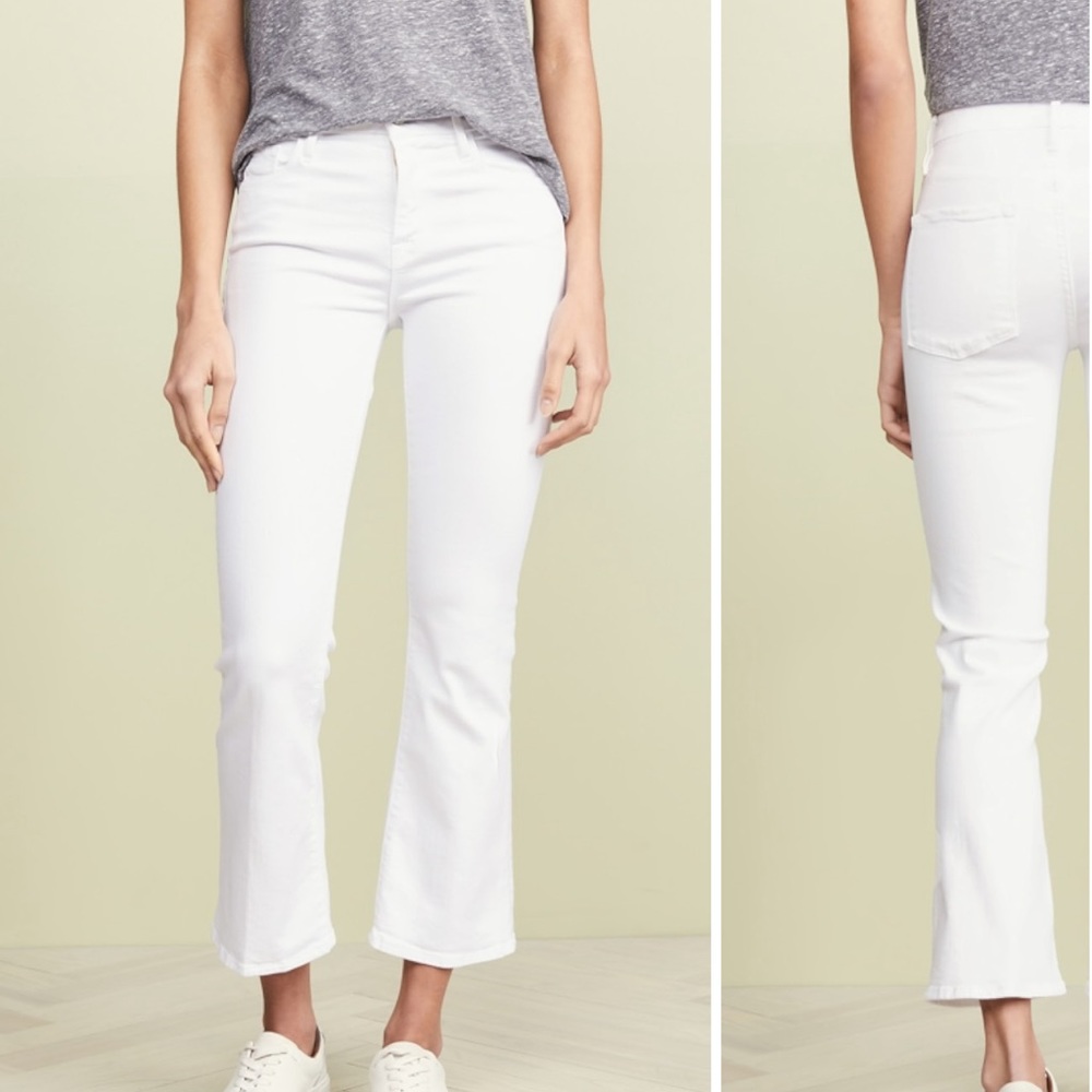 Frame size 28 white Le Crop Mini Boot cut